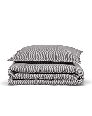 Chevron Jacquard Duvet Cover - 200X220