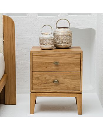 Nova Night Stand-Double Drawer